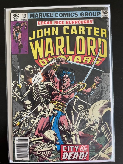 John Carter, Warlord of Mars Comic #12 Marvel 1978 Bronze Age