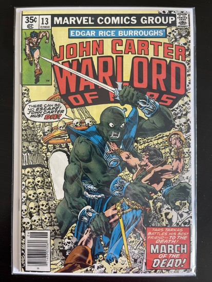 John Carter, Warlord of Mars Comic #13 Marvel 1978 Bronze Age
