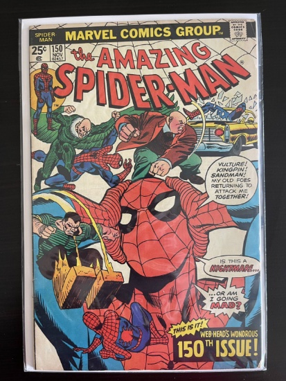 The Amazing Spider-Man Comic #150 Marvel 1975 Bronze Age