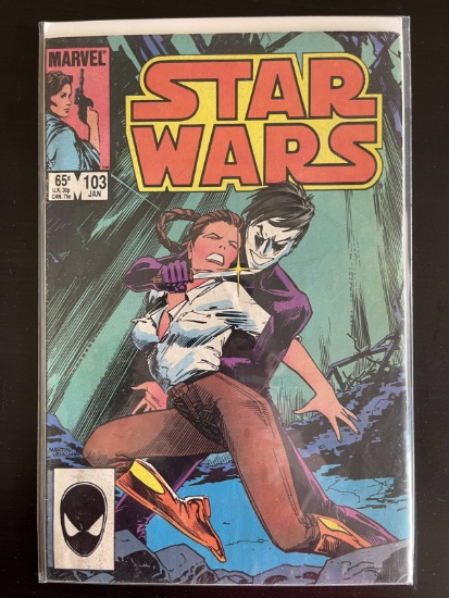 Star Wars Comic #103 Marvel 1986 Copper Age 65 Cents Leia Organa