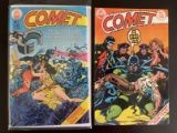 The Comet Comics #1-2 Red Circle Reintroduction of Classic Character 1983 Bronze Age