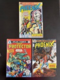 Phoenix Comics #2-4 Atlas Comics 1975 Bronze Age Modeled After Ironman Martin Goodman