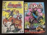 2 Animax Comics #1 & #3 Star/Marvel Comics 1986 Copper Age TV Show Comics