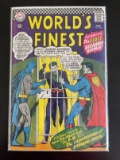 Worlds Finest Comic #156 DC Comics 1966 Silver Age 12 Cents Key 1st Appearance Bizarro Batman