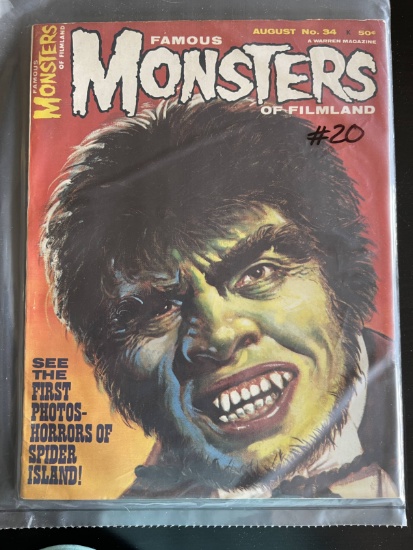 Famous Monsters #34/1965 Mr Hyde Cover