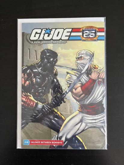 GI Joe Comic 25th Anniversary #21B Silence Between Borders Comic Offered With Toys