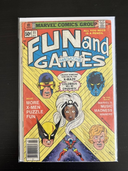 Fun and Games #11 Marvel 50 Cents Bronze Age X-Men Cover  1980