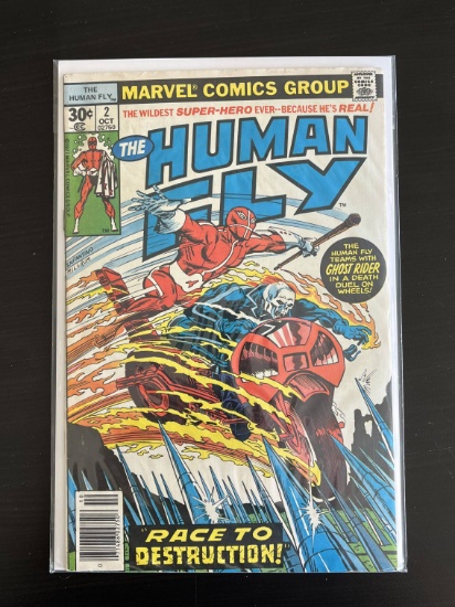 Human Fly Comic #2 Marvel 30 Cents Bronze Age 1977 Ghost Rider
