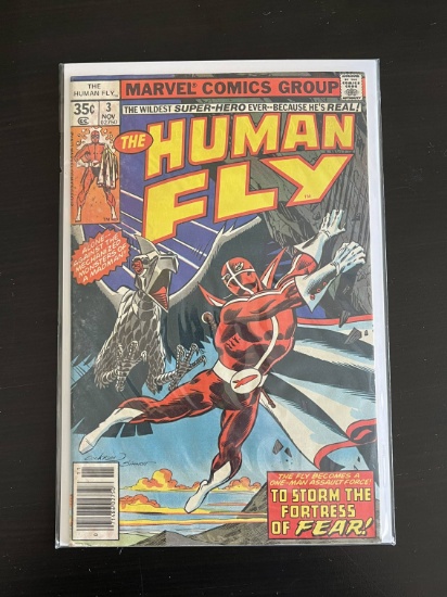 Human Fly Comic #3 Marvel 30 Cents Bronze Age 1977 Stunt Man Made SuperHero