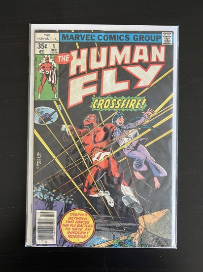 Human Fly Comic #4 Marvel 35 Cents Bronze Age 1978 Ghost Rider Crossfire