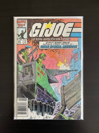 GI Joe Comic #50 Marvel 1986 Copper Age Key 1st Cameo of Zarana