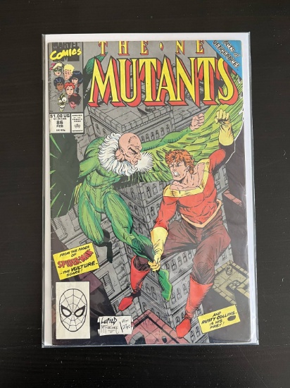 New Mutants Comic #86 Marvel 1990 Copper Age Key 1st Cameo Appearance of CABLE & STRYFE