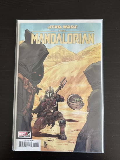 Star Wars Mandalorian Comic #2D Star Wars Variant Cover Key 1st Appearance of Grogu, Baby Yoda