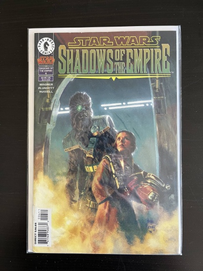 Star Wars Shadows of the Empire Comic #4 Key 1st Full Appearance Zuckuss, A Bounty Hunter