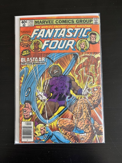 Fantastic Four Comic #215 Marvel 40 Cents 1980 Bronze Age Marv Wolfman