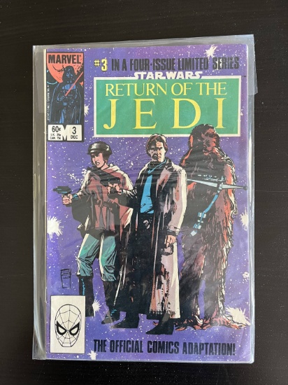 Star Wars Return of the Jedi Comic #3 Marvel Comics KEY ROTJ Three