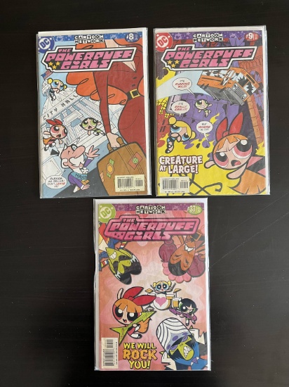 3 Powerpuff Girls Comics #8-9 & #37 Cartoon Network Dc COmics