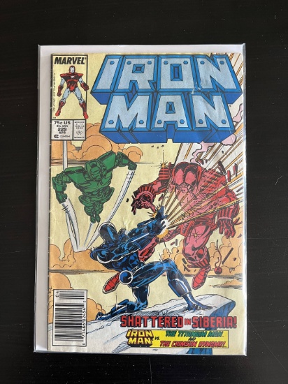 Iron Man Comic #229 Marvel Comics 1988 Copper Age Key Armor Wars Death of Titanium Man