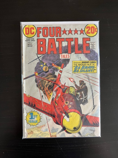 Four Star Battle Tales Comic #1 DC 1973 Bronze Age Mort Drucker Reprint 20 Cents First Issue