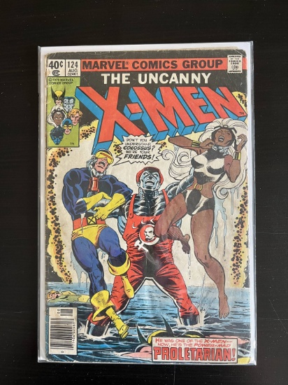 Uncanny X-Men Comics #124 Marvel 1979 Bronze Age 40 Cents John Byrne Chris Claremont