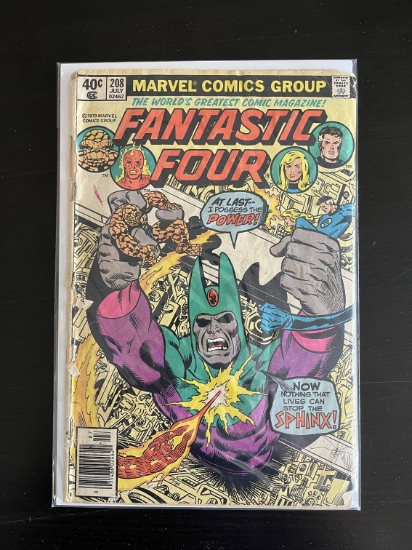 Fantastic Four Comic #208 Marvel 40 Cents 1979 Bronze Age Key 1st Appearance of Champions of Xandor