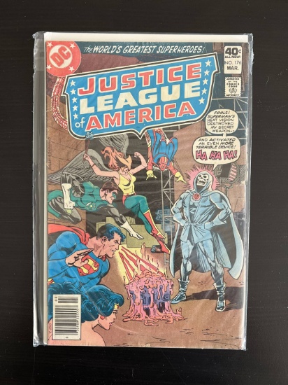 Justice League of America Comic #176 DC 40 Cents 1980 Bronze Age