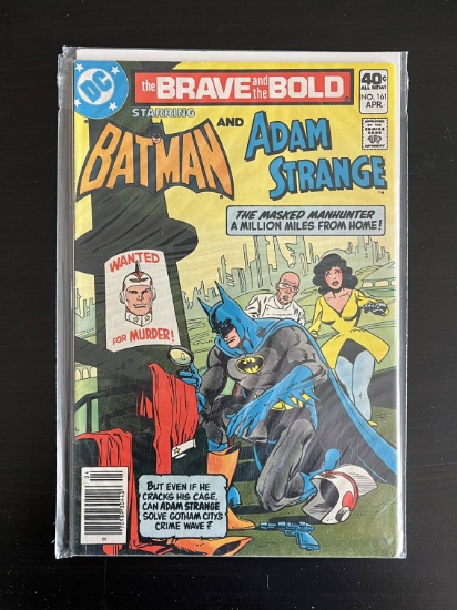 Brave and the Bold Comic #161 DC 40 Cents Batman Adam Strange 1980 Bronze Age