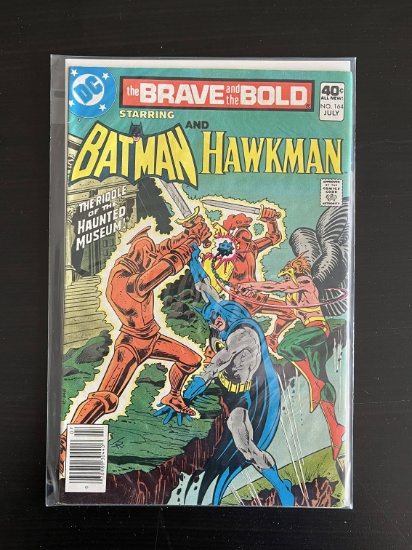 Brave and the Bold Comic #164 DC 40 Cents Batman Hawkman 1980 Bronze Age