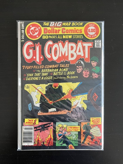 GI Combat Comic #208 Dollar Comic Giant Size 1977 Bronze Age