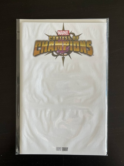 Contest of Champions Comic #1 Variant Cover Marvel Key 1st Appearance White Fox, Gullotine