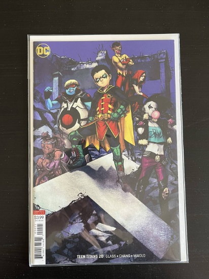 Teen Titans Comic #20 DC Variant Cover KEY 1st Appearance New Teen Titans, Crush, DJinn & more