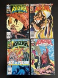 4 Issues of Ka-Zar The Savage Comics #5-7, & 12 Marvel 1981 Bronze Age