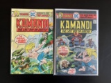 2 Kamandi Comics #36-37 Jack Kirby Joe Kubert DC COmics 25 Cents Bronze Age 1975