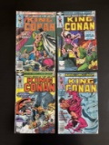 4 Issues of King Conan Comic #2, #4-6 Marvel 75 Cents 1980 Bronze Age Thoth-Amon
