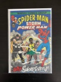 Spider-Man Storm & Power Man Battle Smokescreen Cancer Society Comic 1982 Bronze Age