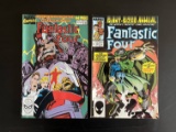 2 Fantastic Four Comic Annuals #20 & #23 Marvel 1987-1990 Giant Sized Days of Future Present
