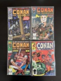 4 Issues of Conan the Barbarian Comic #159, #233, #235-236 Marvel 1984 Bronze Age