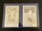 (2) WWII USN Sailor Real Photo Postcards