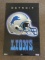 Detroit Lions 1993 Helmet Poster