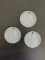 (3) Disney Johnny Tremain Coins