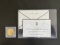 Jackie Kennedy Mourning Condolence Card