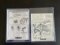 (2) WWII V-Mail Letters with Cartoons