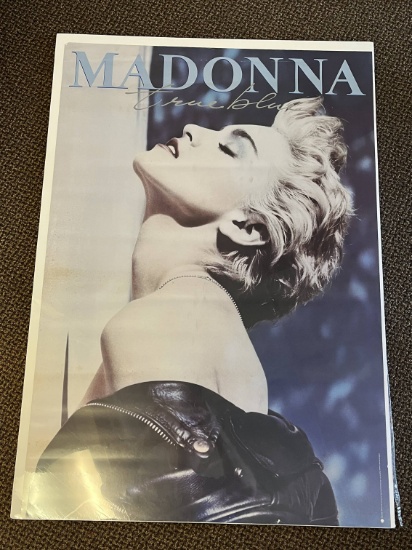 Madonna "True Blue" Record Store Poster