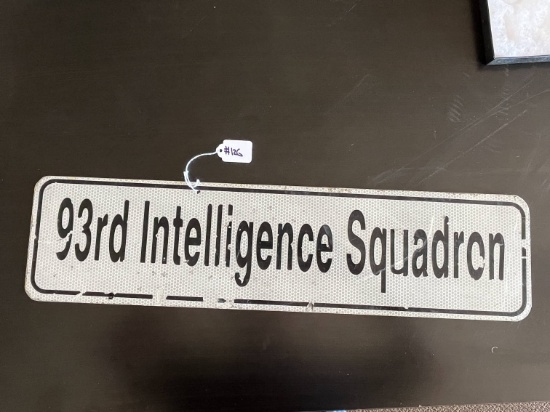 Vintage USAF/MRSOC 93rd Intelligence Sqn. Sign