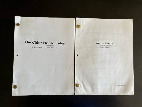 (2) Vintage Movie Shooting Scripts