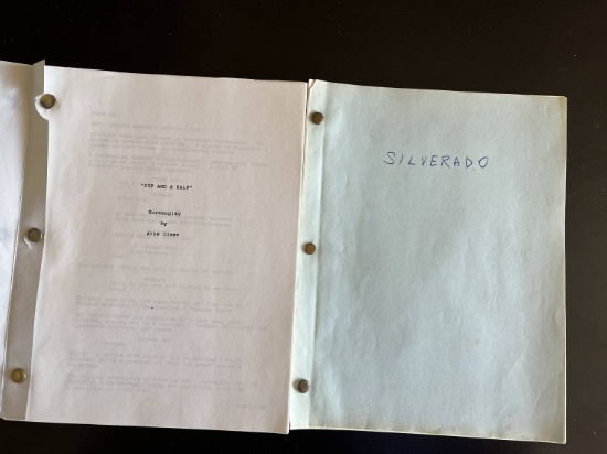 (2) Vintage Movie Shooting Scripts