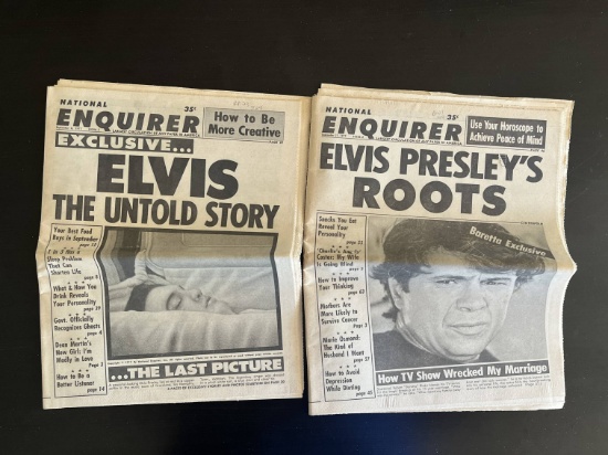 (2) 1977 National Enquirers - Elvis Covers