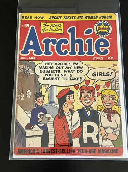 1950's "Archie" #69 Golden Age Comic