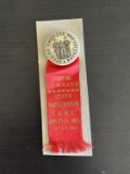 1902 Span-Am War Vet Button/Ribbon