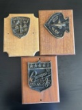 Vintage USN Submarine Service Plaques